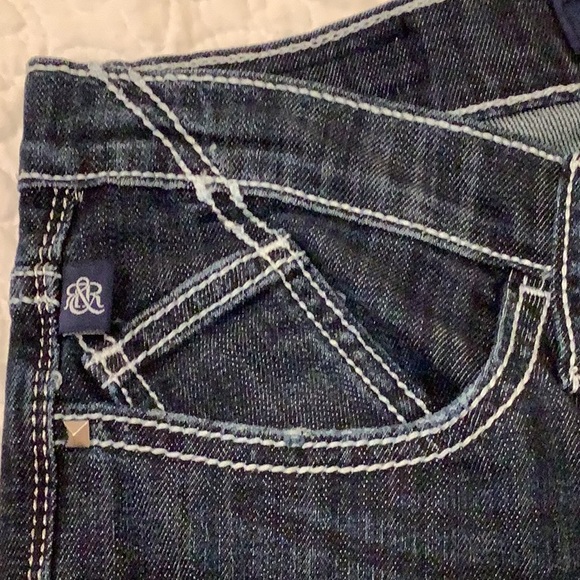 Rock & Republic Kasandra Bootcut, Embroidered Jeans, Size 6S - Picture 4 of 14